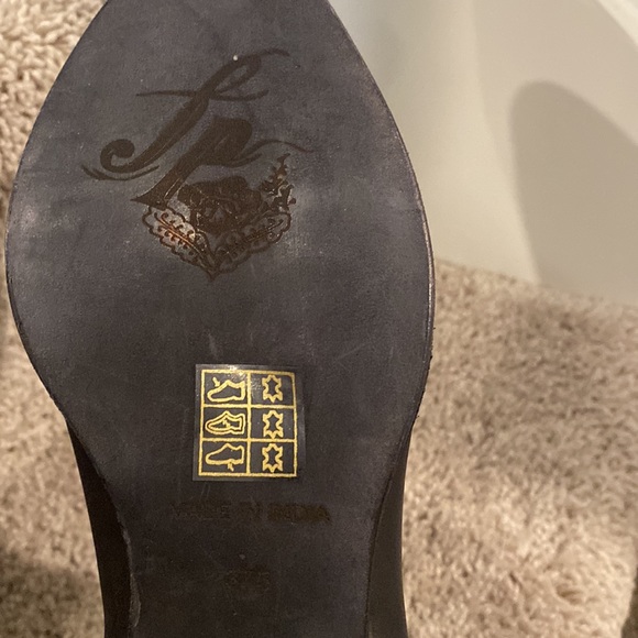 Free People Studded Leather Ankle Boots - Picture 5 of 8